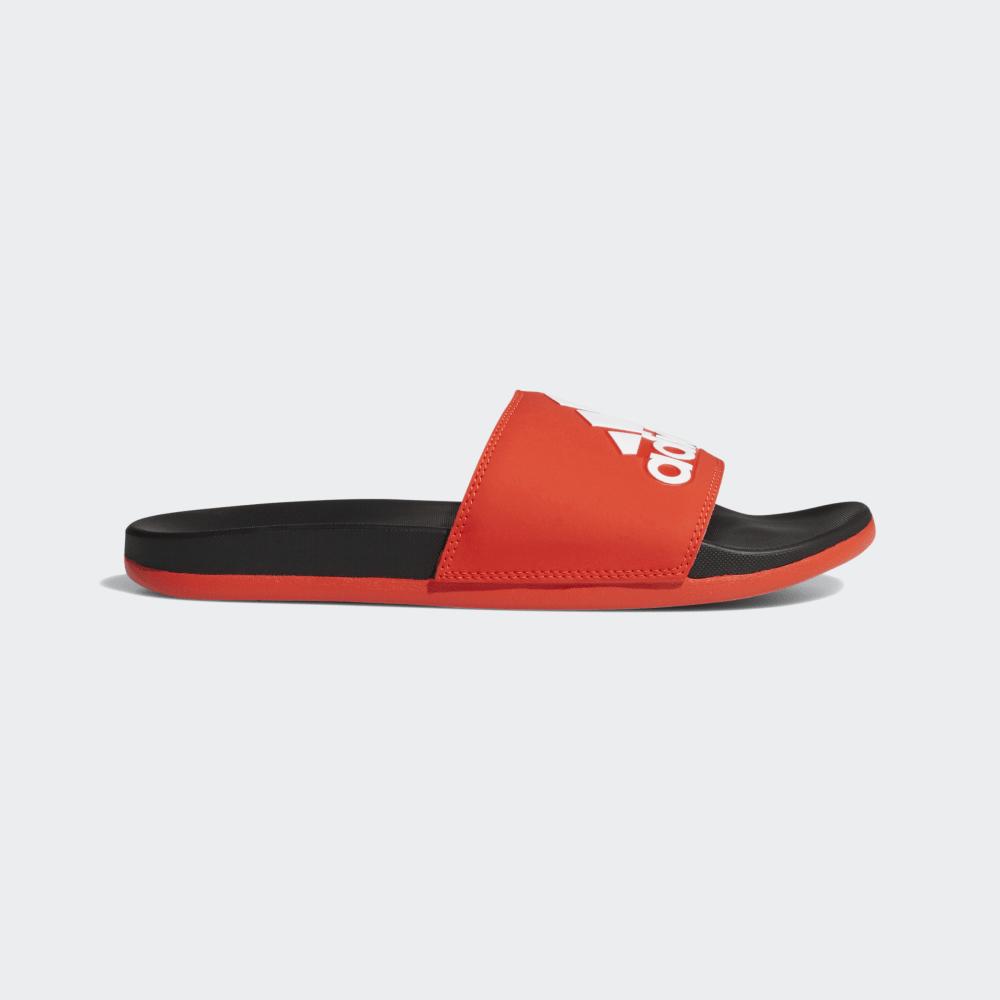 Papuci Adidas Adilette Comfort Barbati Romania - Rosii/Albi/Negrii F34722
